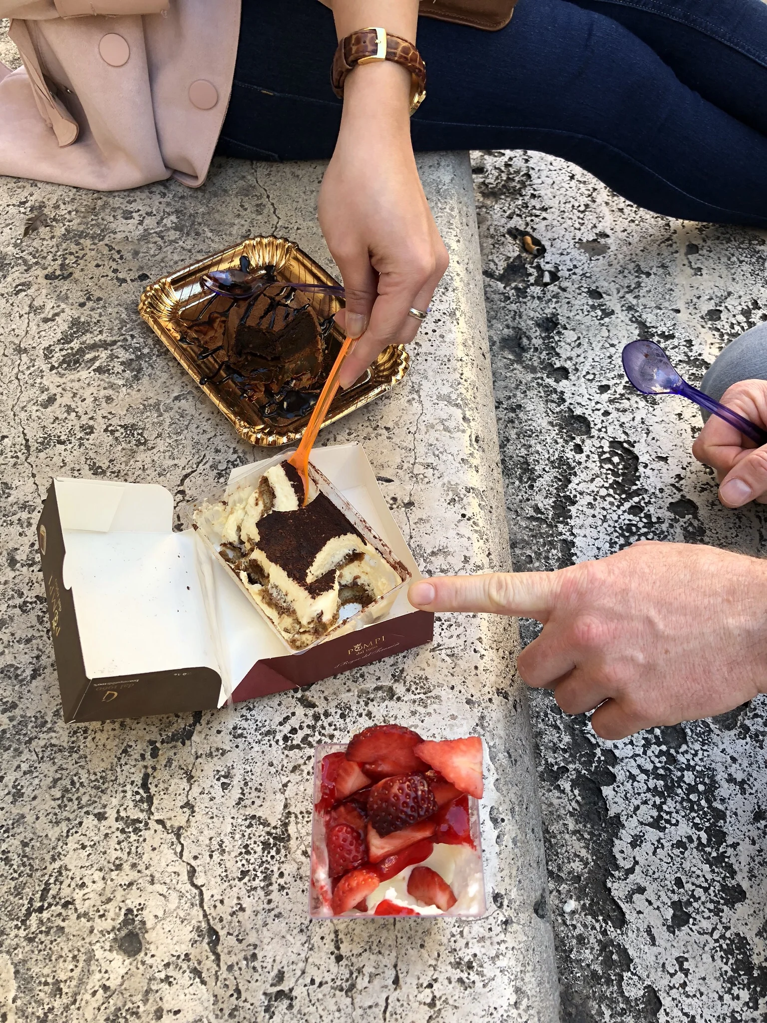 Pompi’s tiramisu in a box.