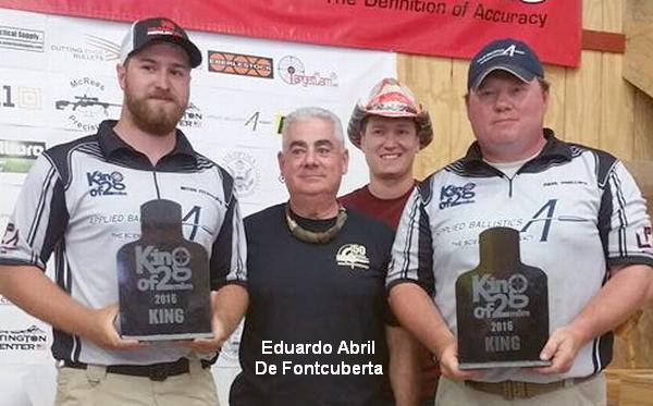 handing out trophies at the KO2M event