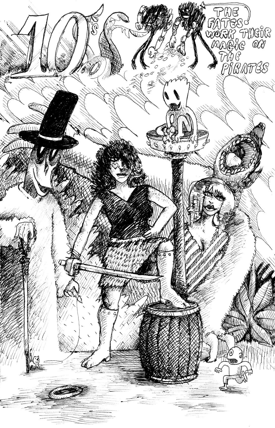 One Hundred Demons #10 - The Fates Work Their Magic on the Pirates