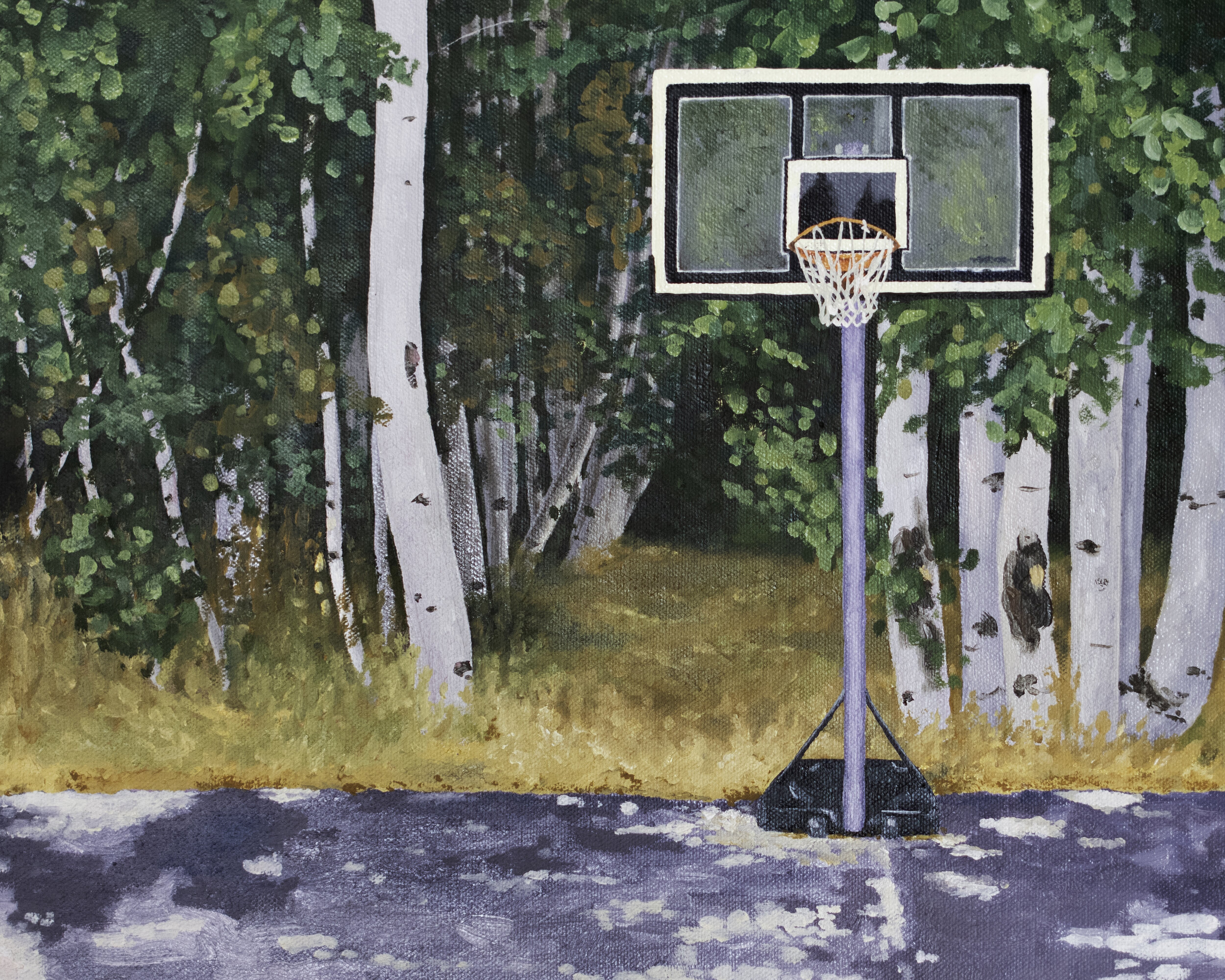 Somewhere in Southern Oregon, Basketball Court — Celina Coppetti