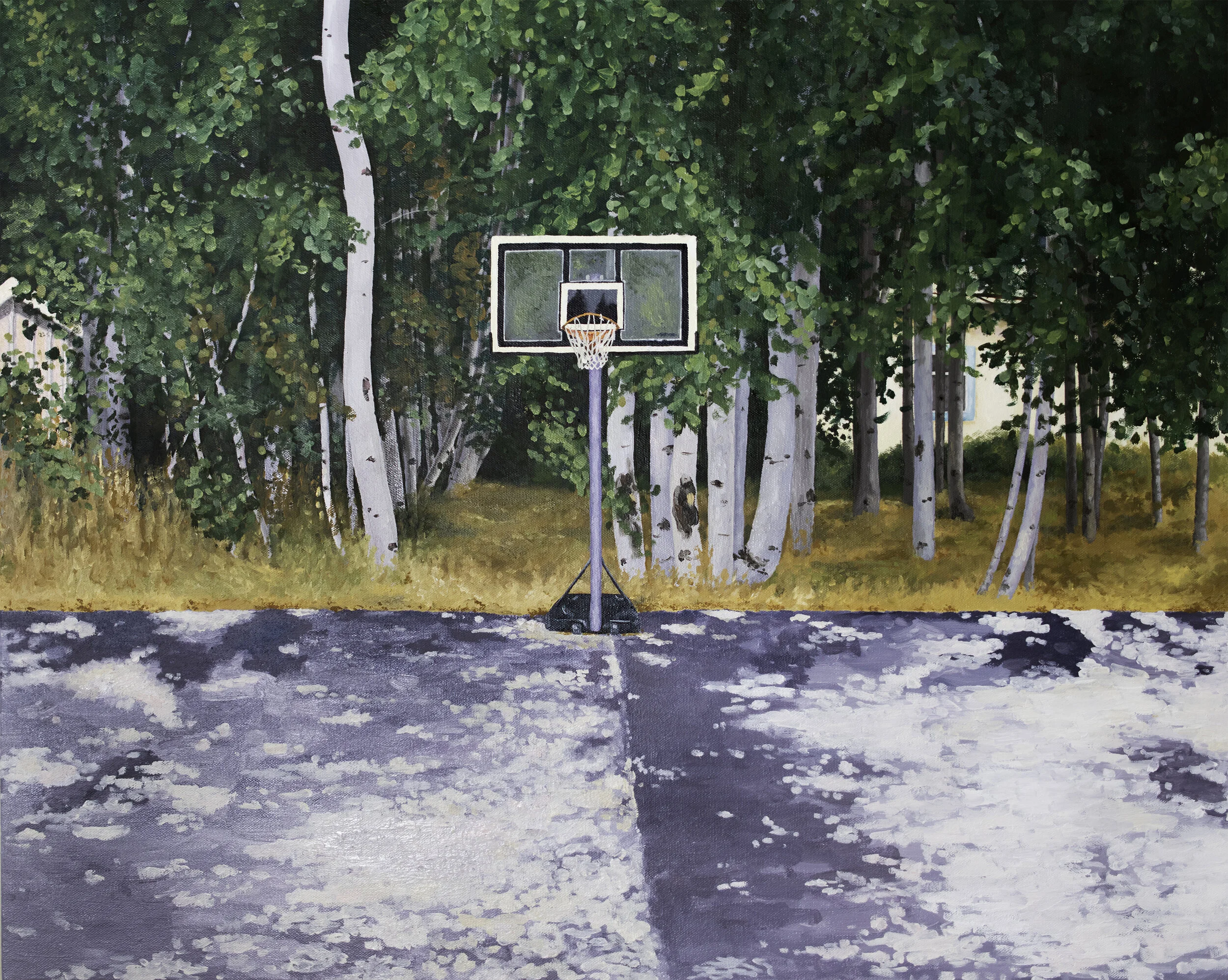Somewhere in Southern Oregon, Basketball Court — Celina Coppetti