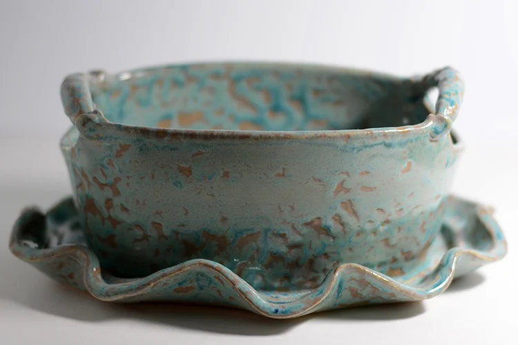 Barbara Swanner - Two Handled Serving Dish | TheSwanLab.jpg