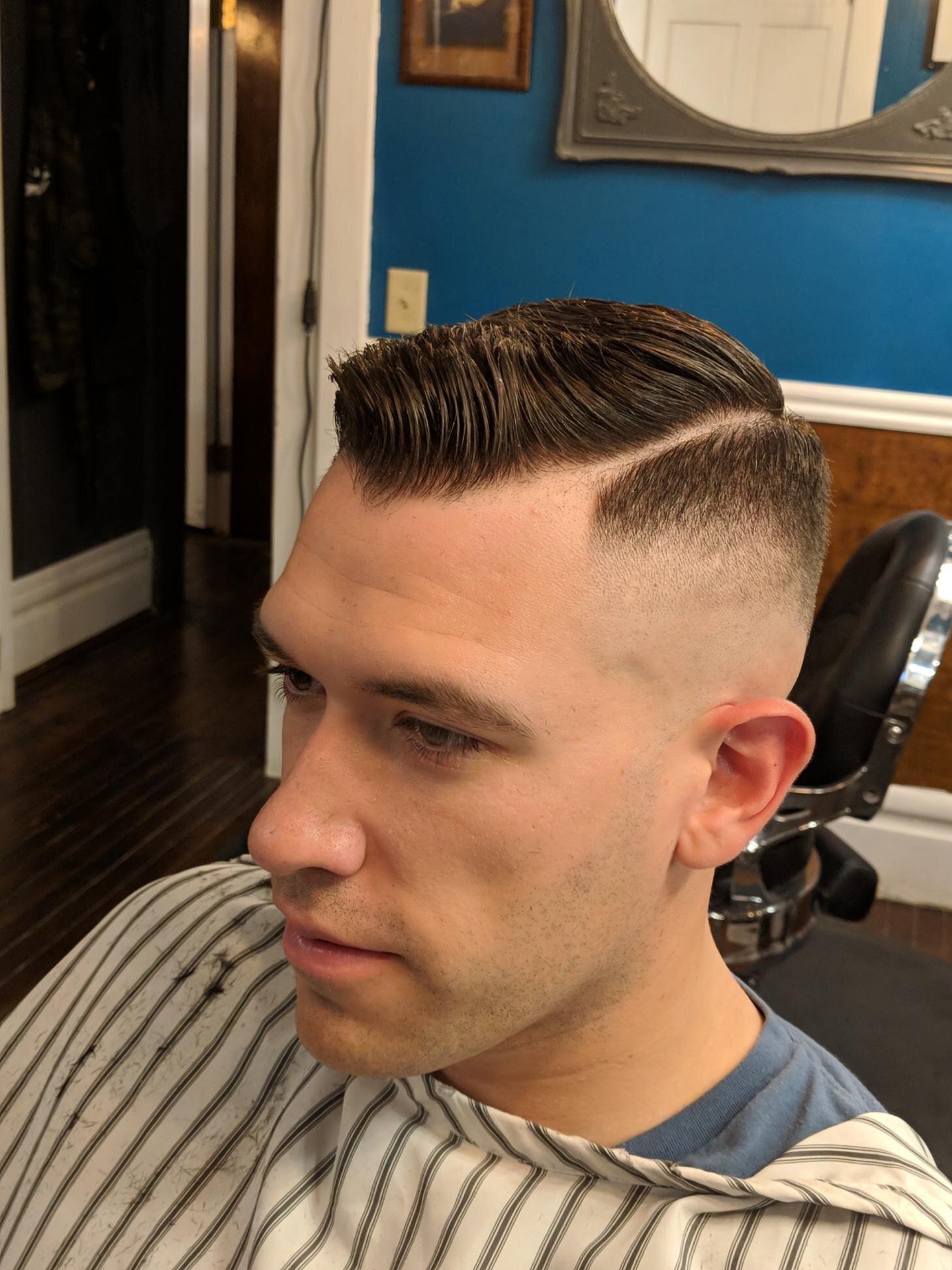 Chris's Work — GTP Barbershop Columbus - Traditional Barber Services -  short haircuts, fades, tapers beard trims, straight razor shaves