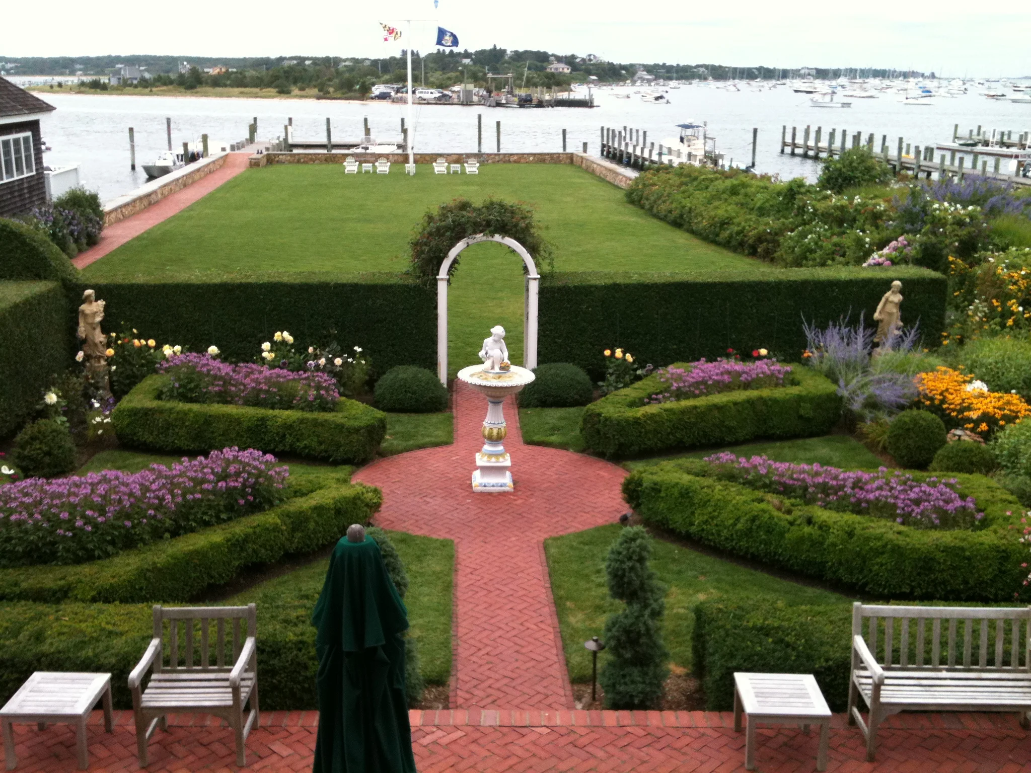Courtyard at "Tara by the Sea"