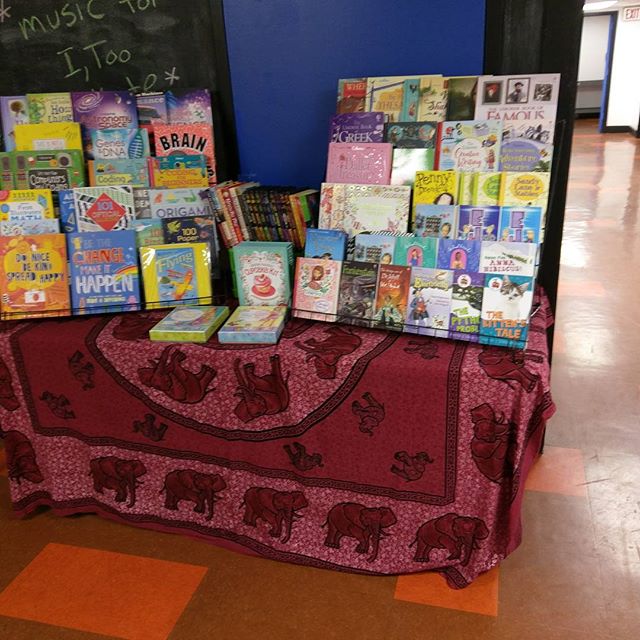 Book fair today during the open house. Until 1pm.