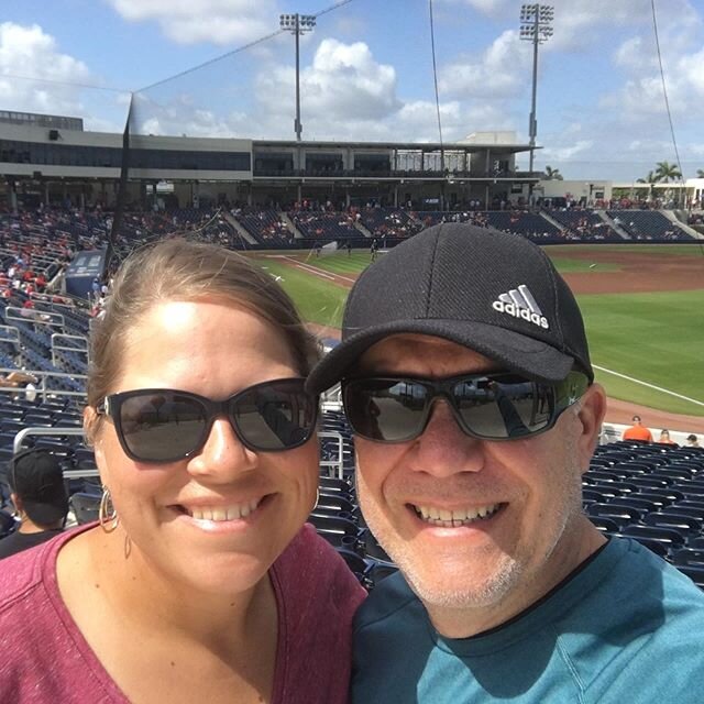 We couldn&rsquo;t resist the draw of a Spring Training baseball game in Palm Beach, FL today. 80 degrees, blue skies and a rematch of last year&rsquo;s World Series. Ok, the stakes were not quite as high, but Strasburg started and the grass was green