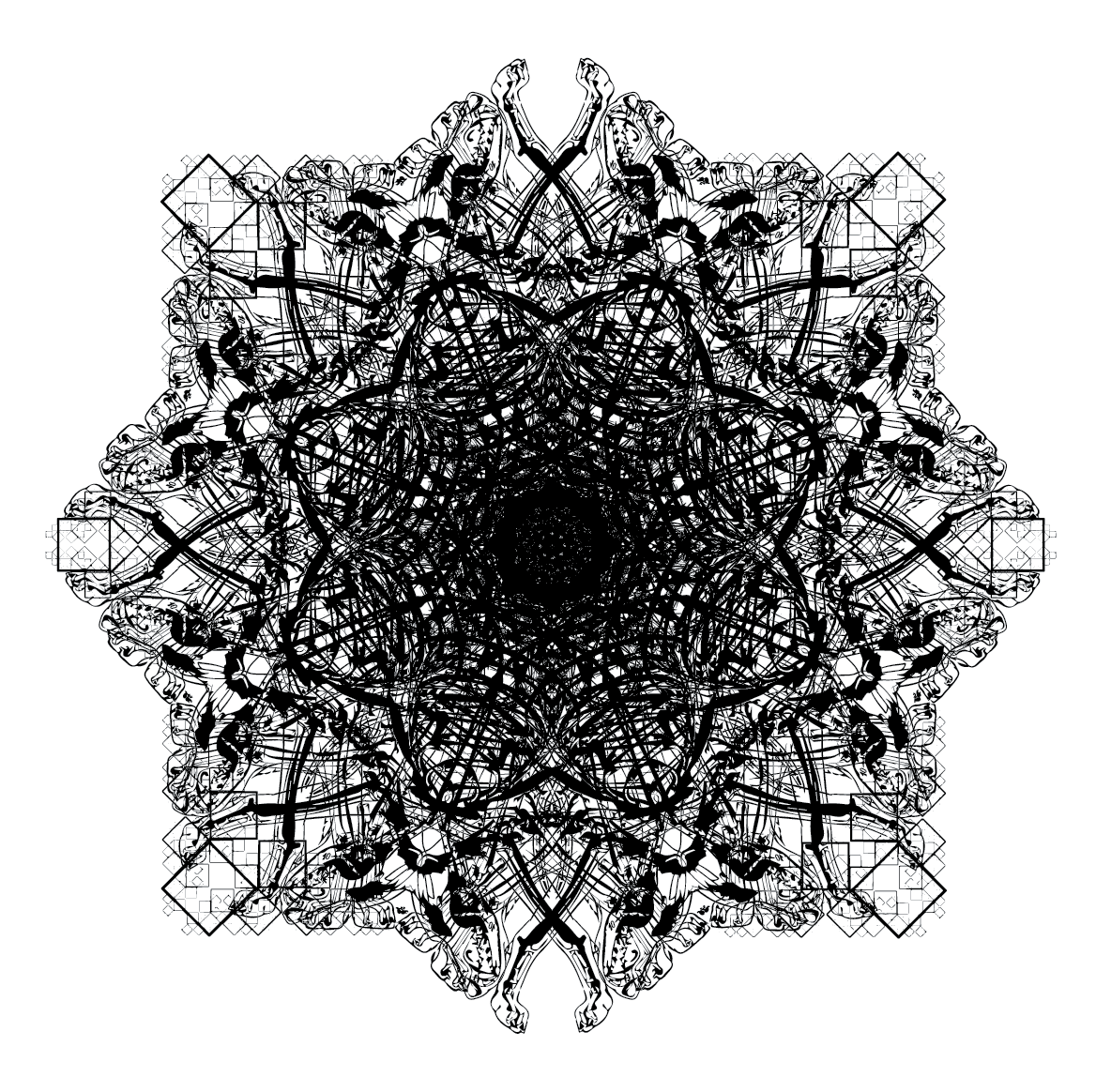 Experimental Bones/Geometric Collage #2