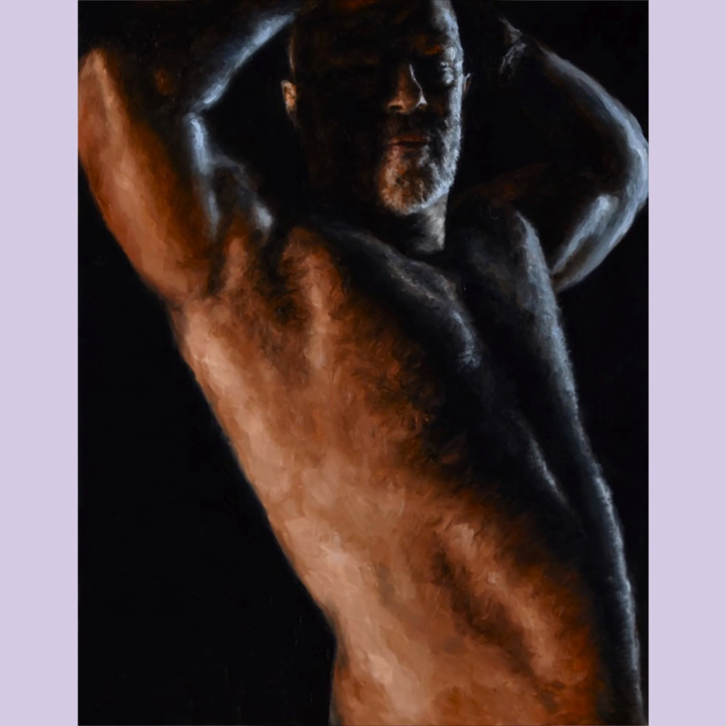 Michael in Shadow 14”x11”
