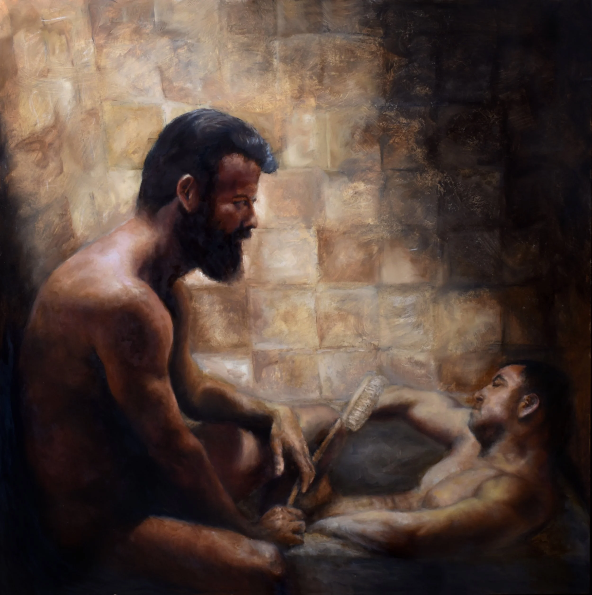 “Bathroom Sun” 30x30
