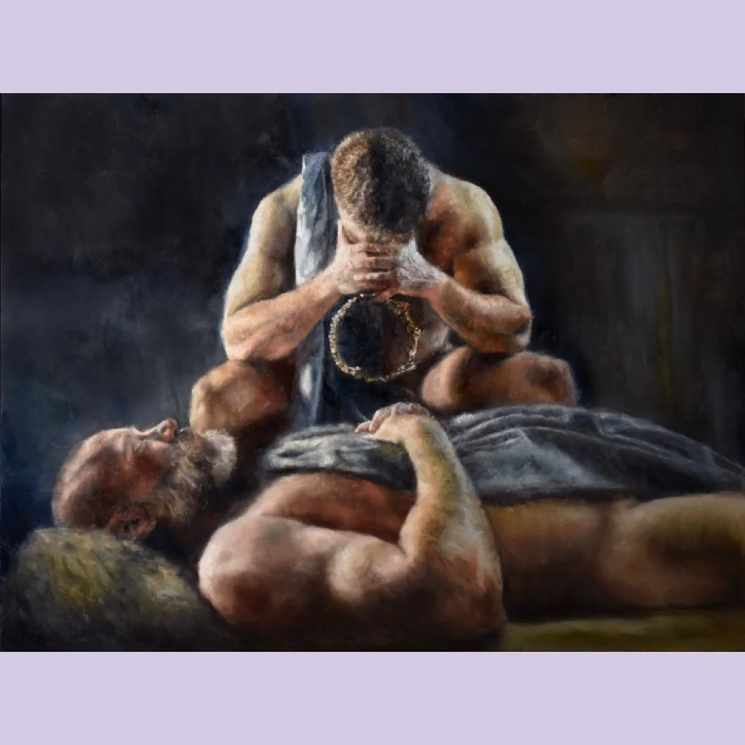 “Death of a King” 18x24