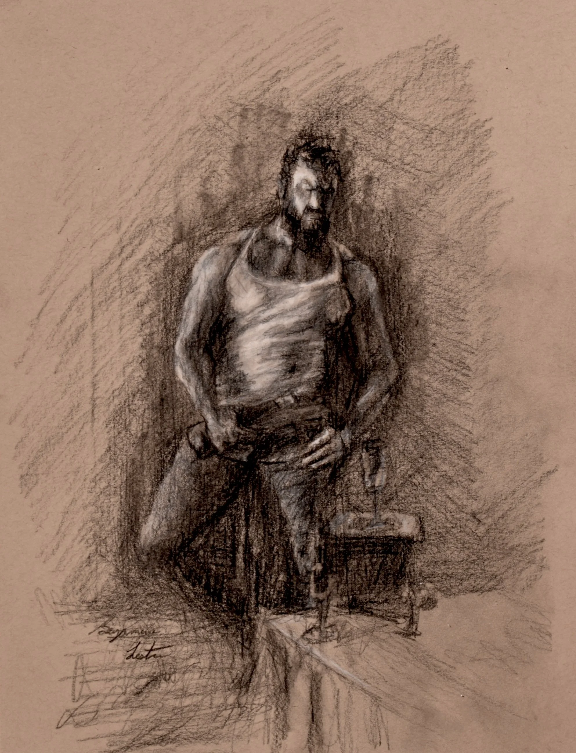 Tough Guy w/ Wine