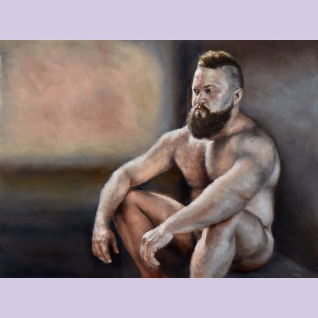 “Johnny in Window” 18x24