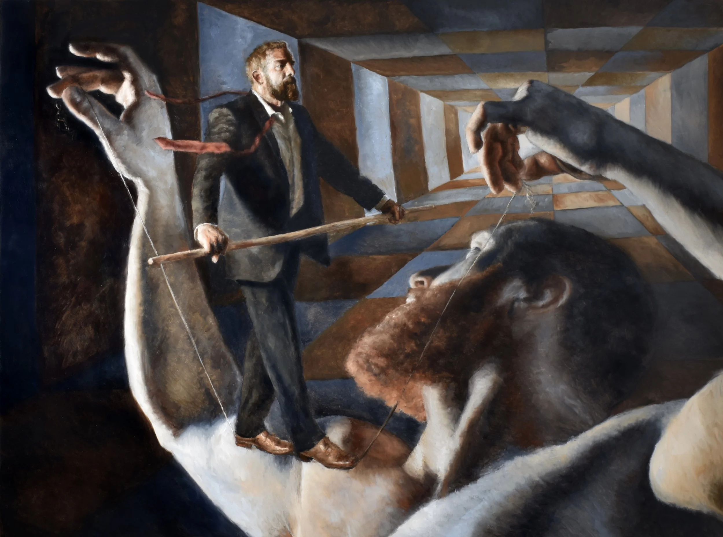 “Balancing Act” Print on Canvas 18x24