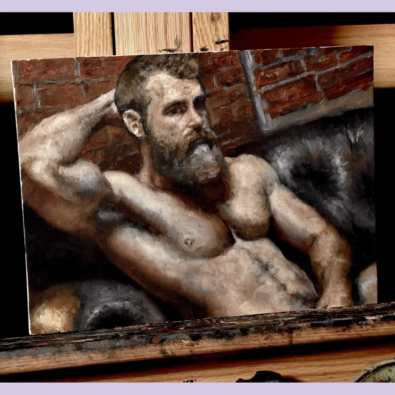 “Relaxed Man” 9x12
