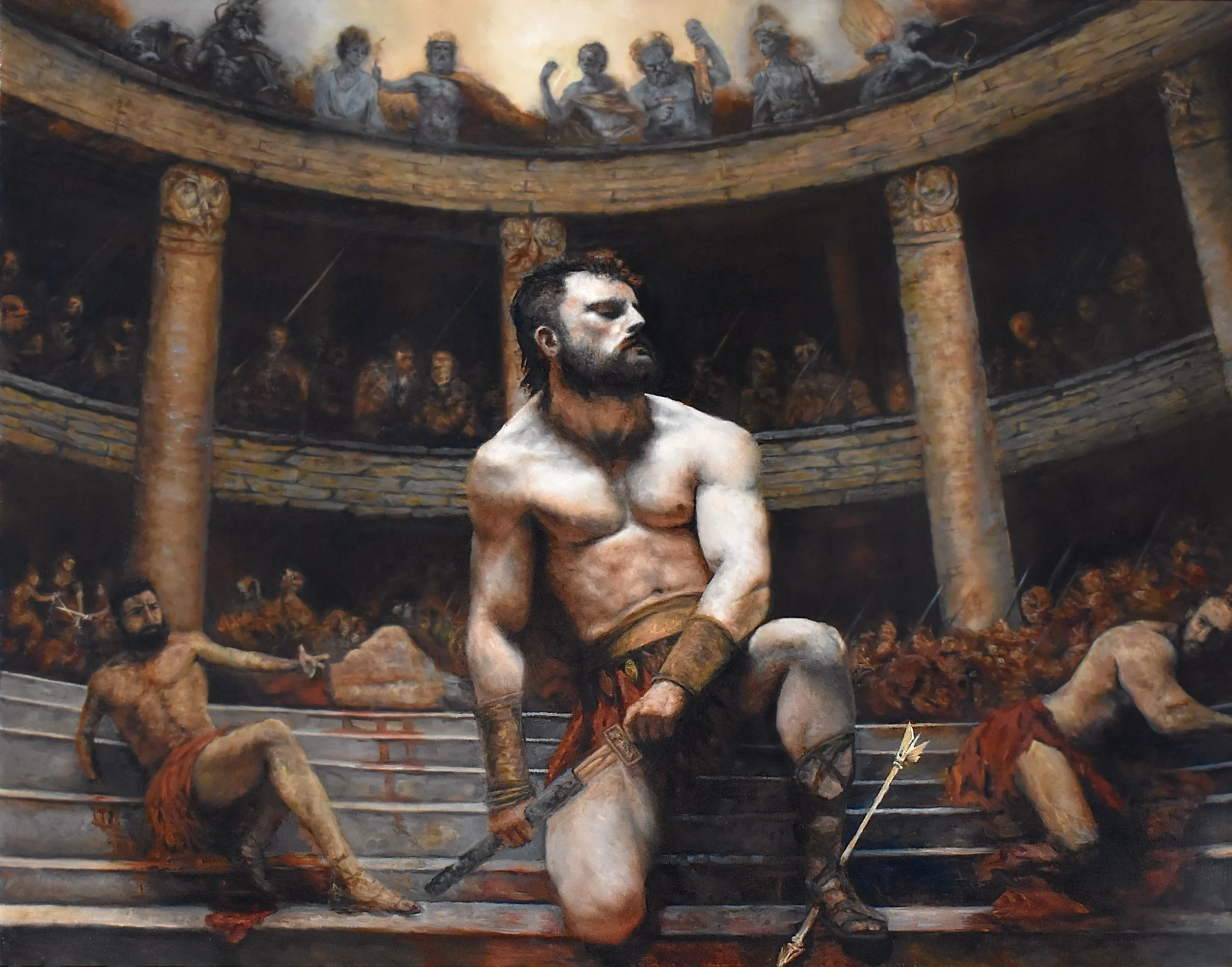 Death of Achilles print on paper