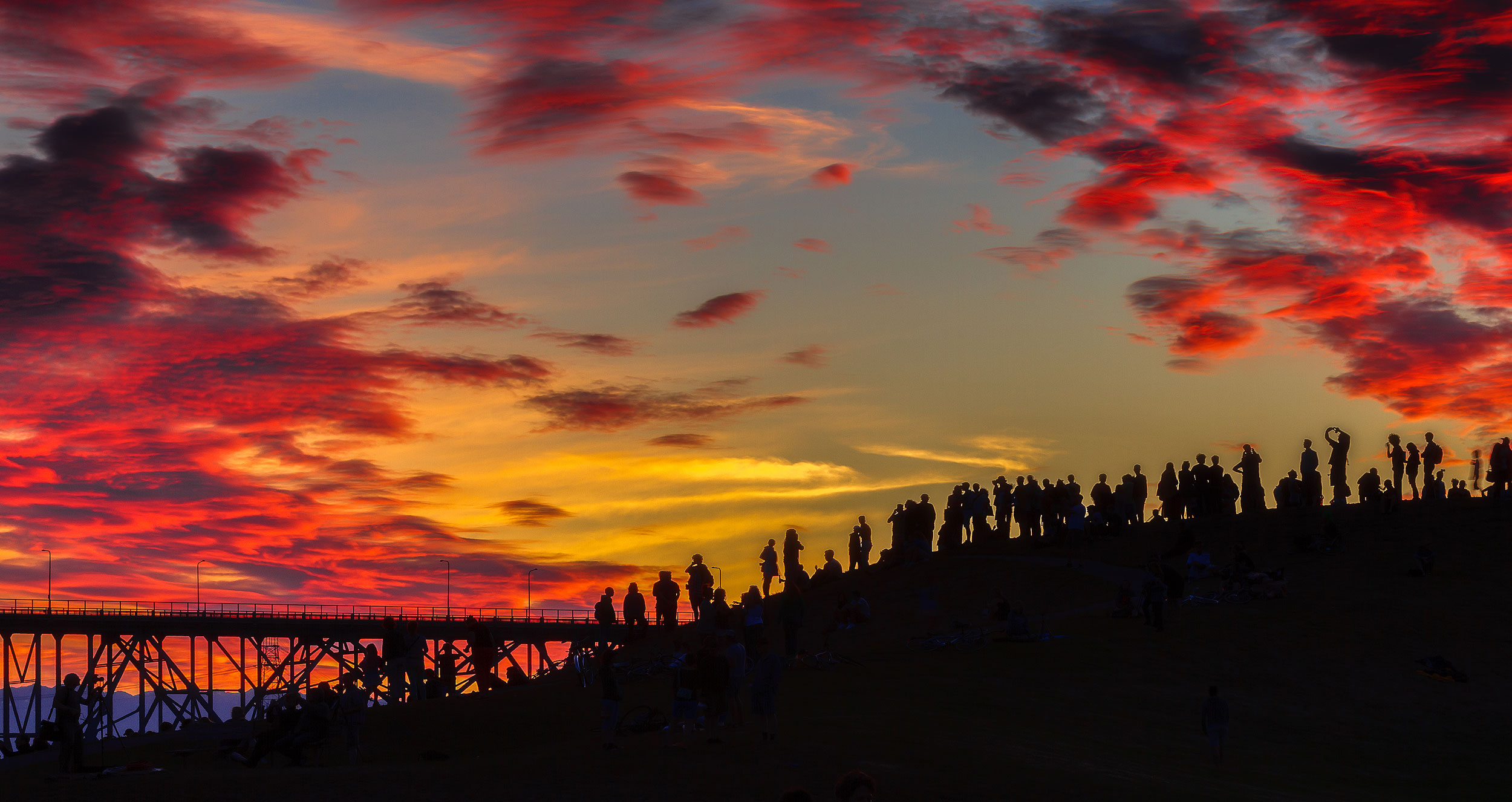 Summer Solstice Super Moon Seattle