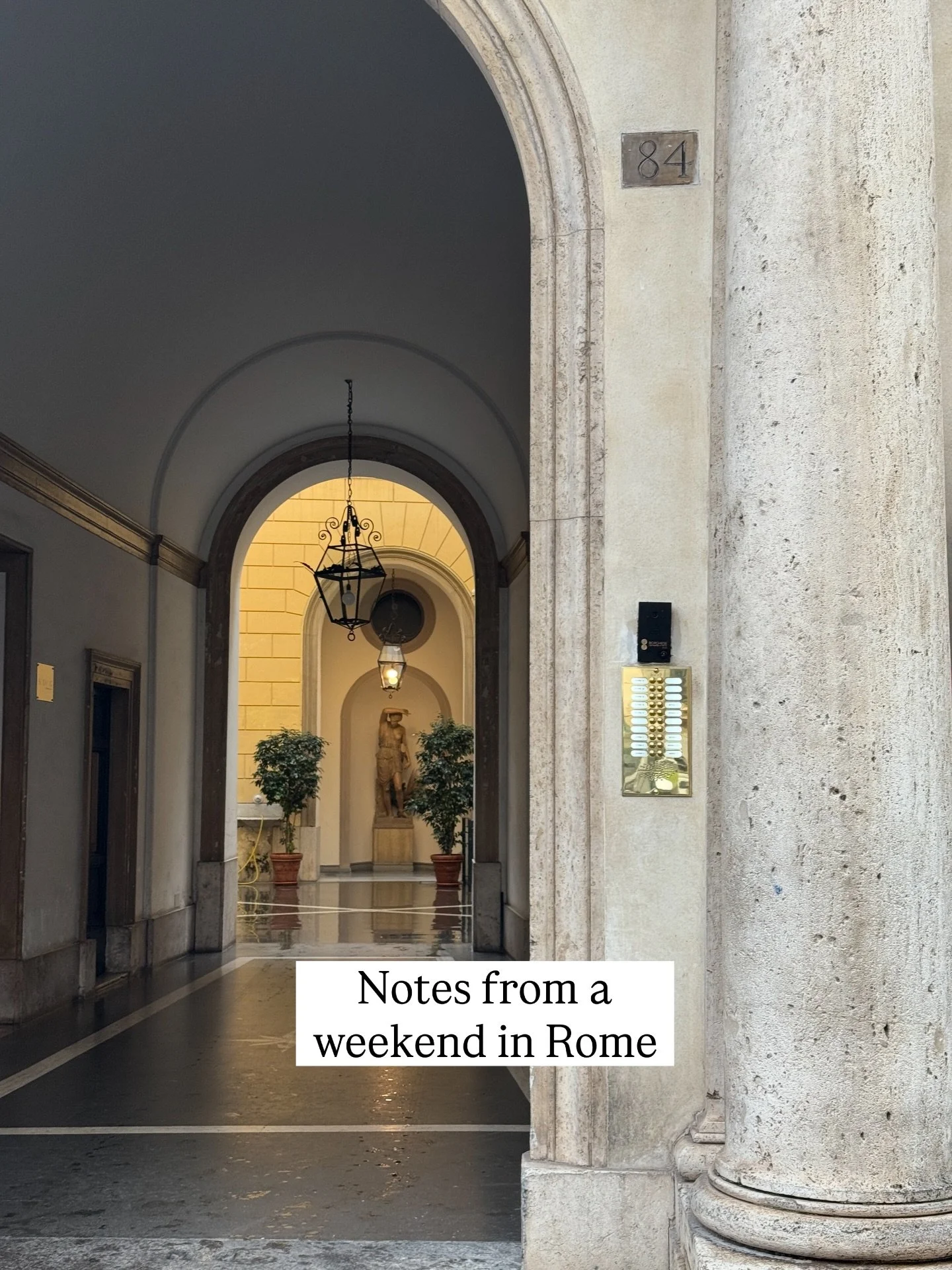 🇮🇹ROMAN HOLIDAY TRAVEL NOTES: 

This year will be full of travel and I plan to share all my recommendations!

Italy as a whole is always very busy, but if you can visit in winter, it will be a little easier to navigate, even of the weather is wet ?