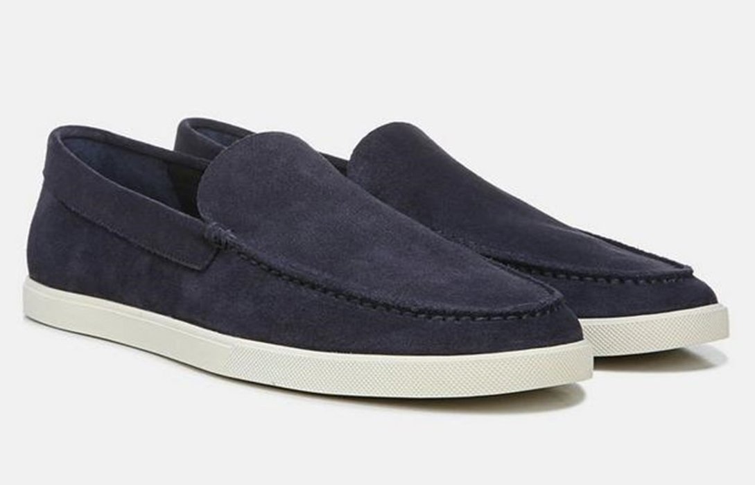 Sonoma Suede Slip On in Coastal Blue $195