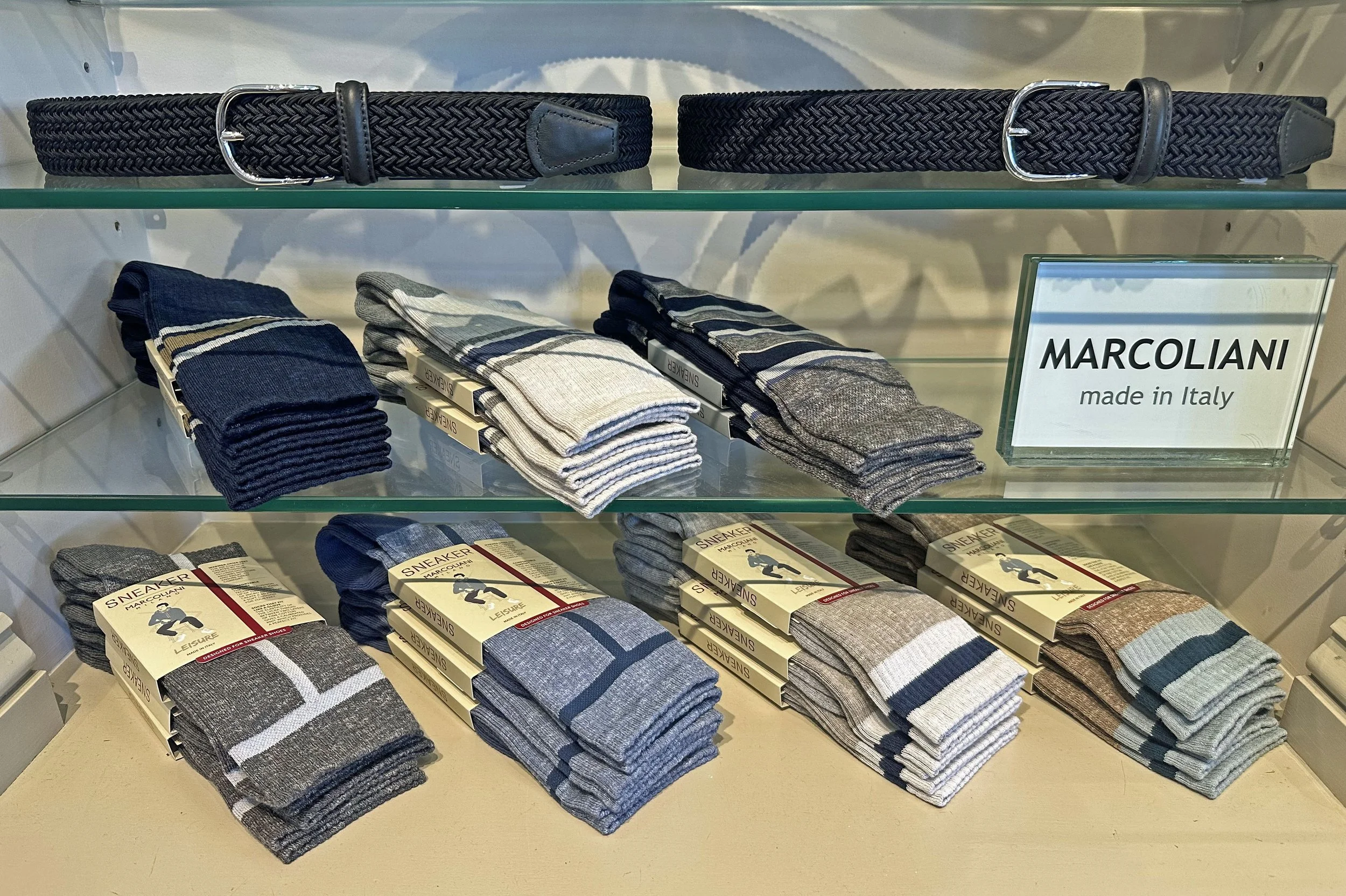 Italian made Sneaker Socks $39