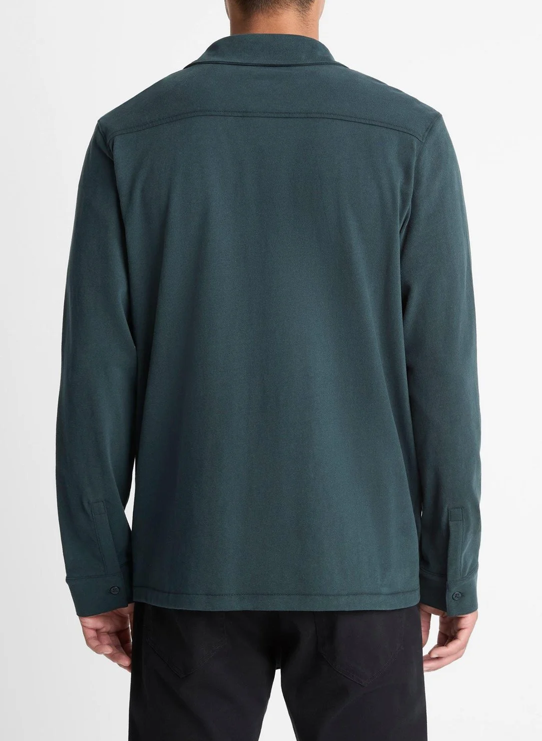 Sueded Jersey LS Shirt in Country Racer Green $198