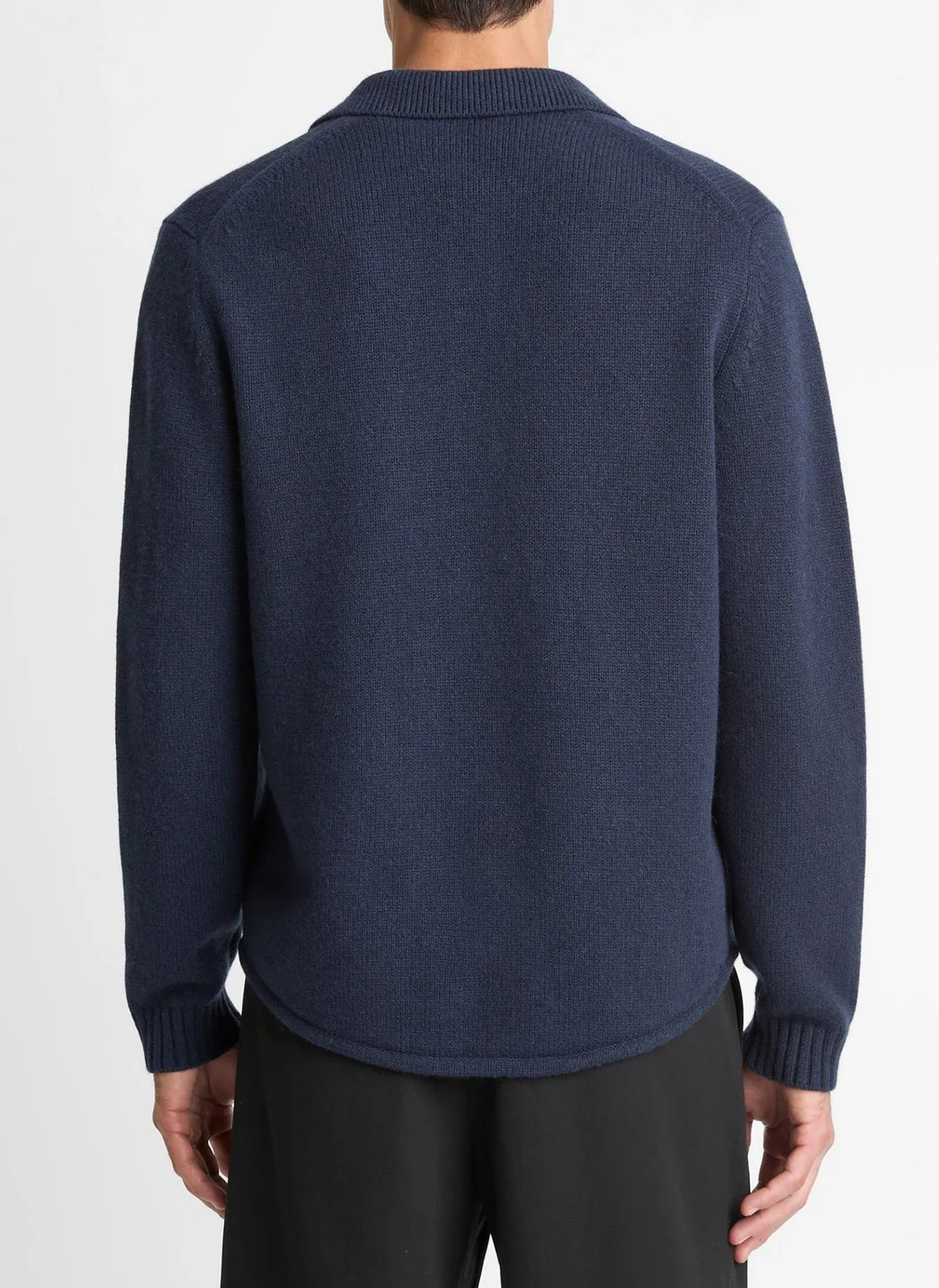 Wool Sweater Shirt in Coastal Blue $398