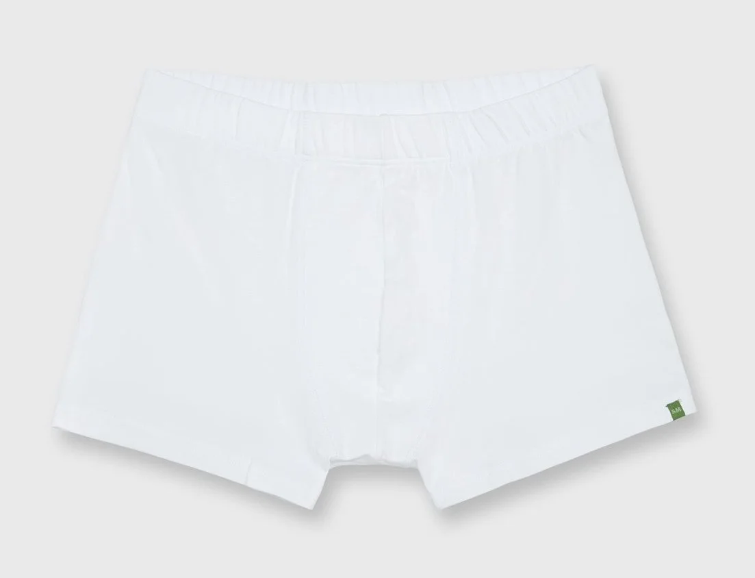 Boxer Brief (2 Pack) in White Organic Stretch Cotton $45