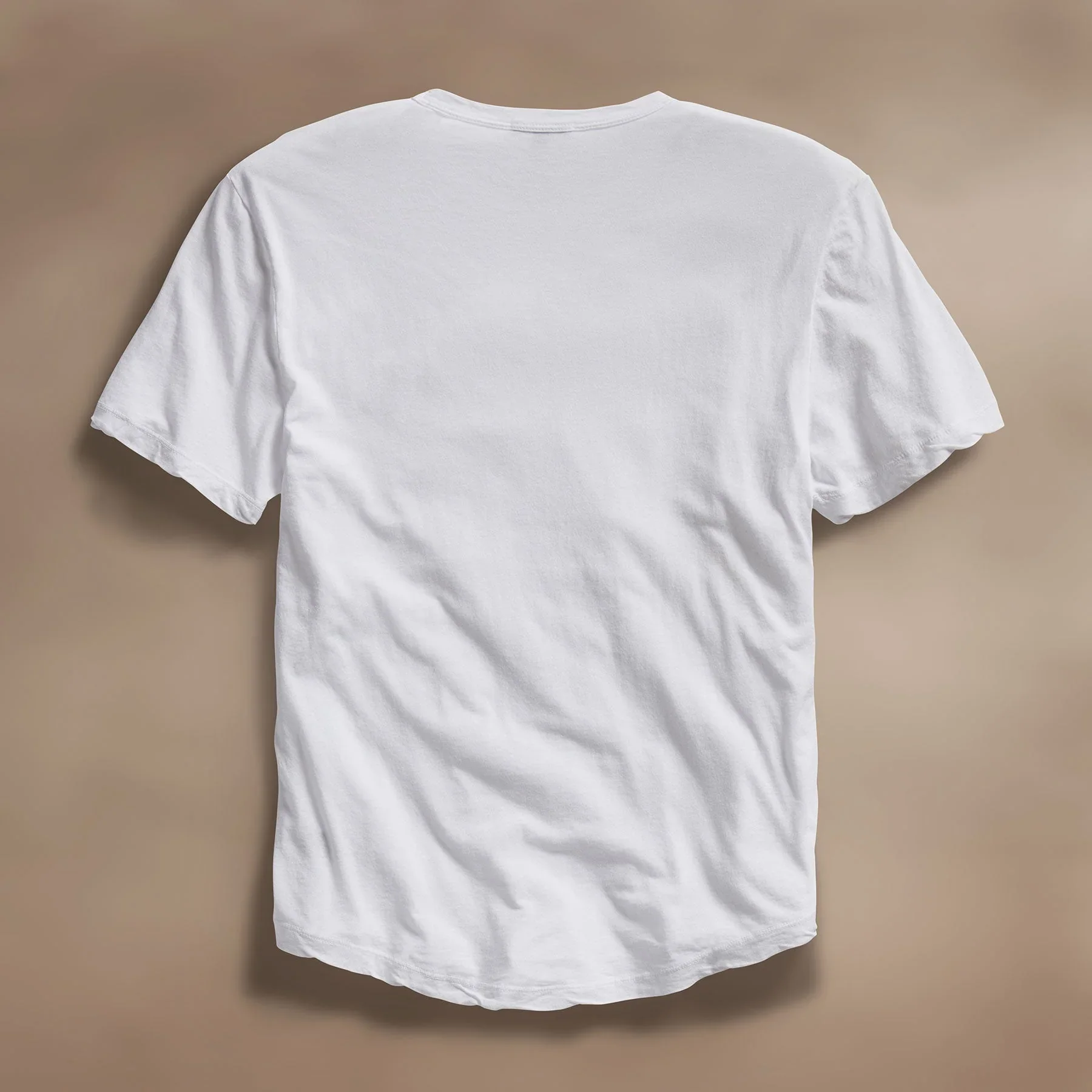 Clean Jersey Supima Cotton Crew in White $105