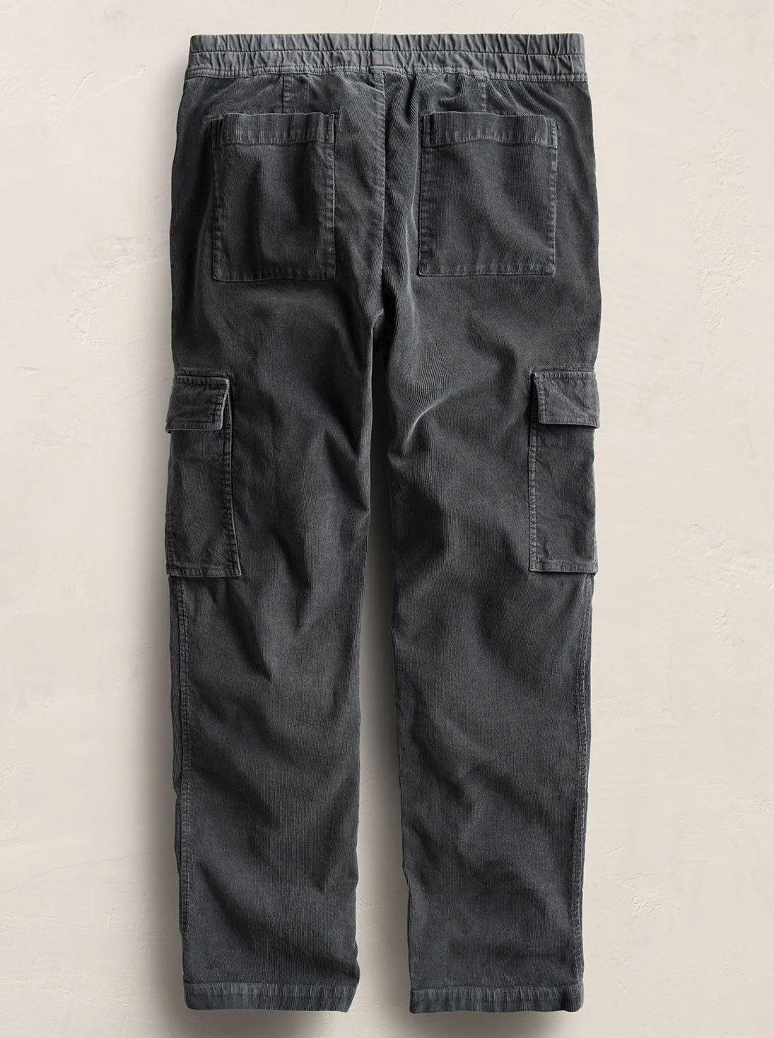 Garment-Dyed French Fine Wale Cord Utility Pant in Magma Pigment $350