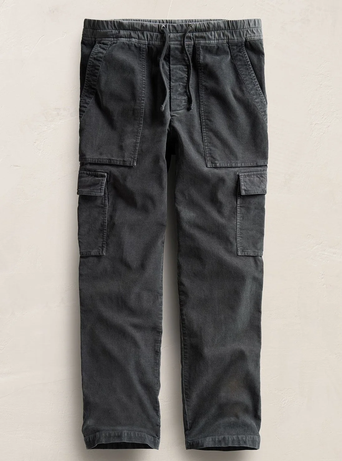 Garment-Dyed French Fine Wale Cord Utility Pant in Magma Pigment $350