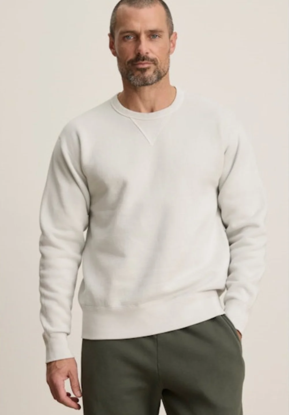 Arriving Soon: Cillian Cloud Fleece Sweatshirt in Dove $185