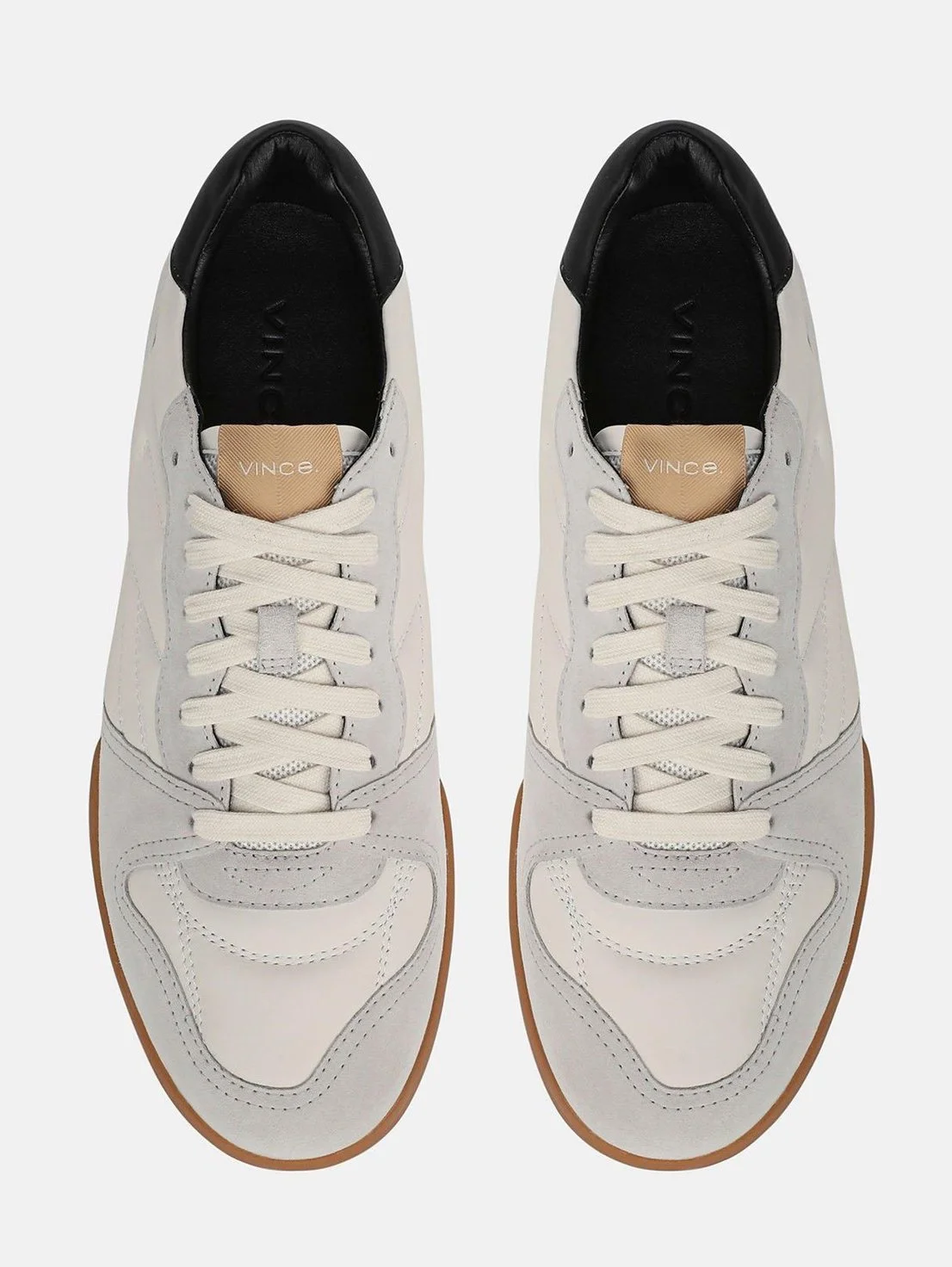 Bel Air Leather & Suede Sneaker in Horchata $275