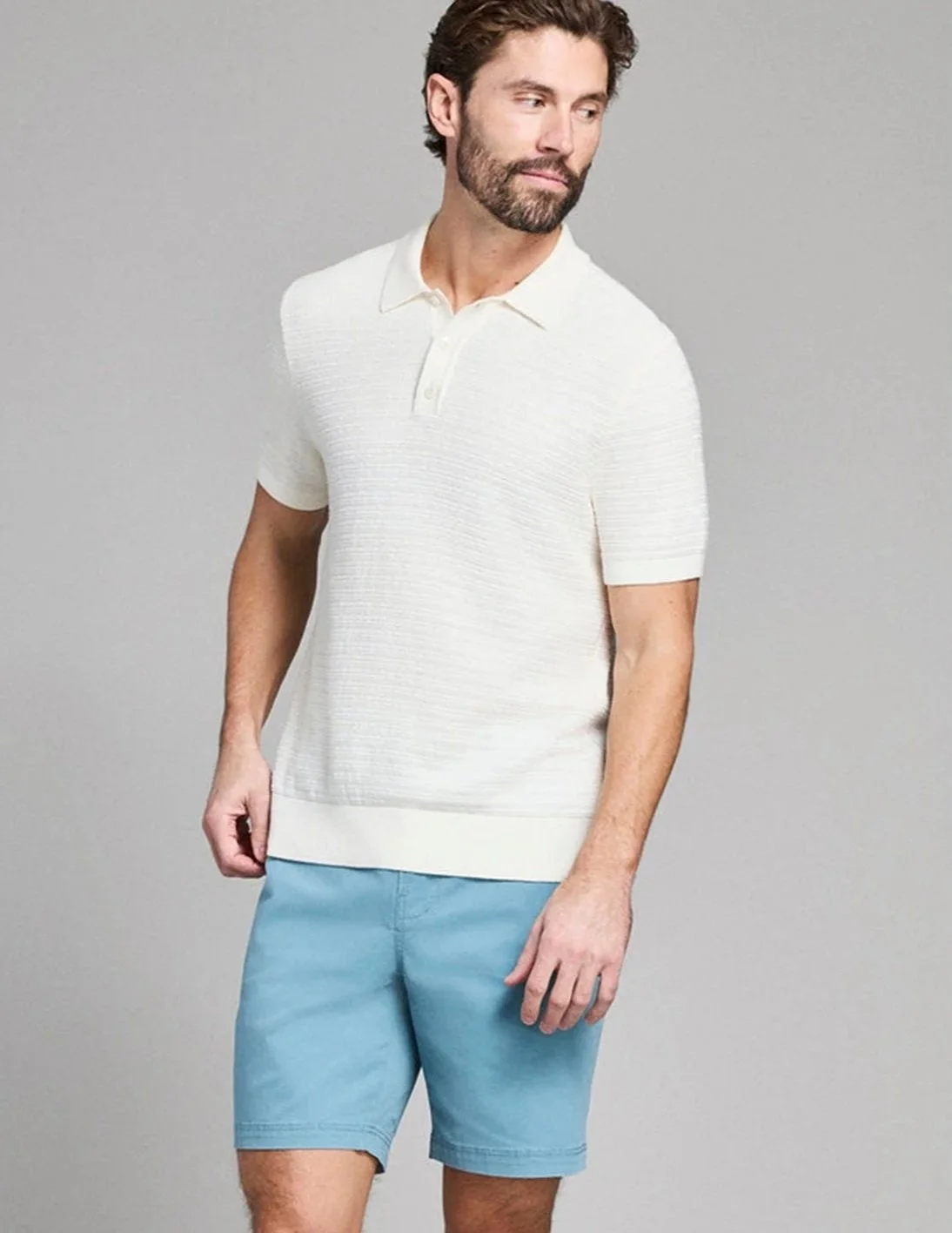 Lachlan Links Polo in White $198
