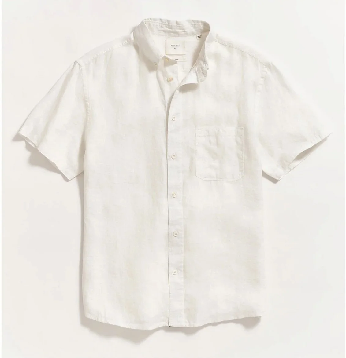 Linen Tuscumbia Button Down in White $178