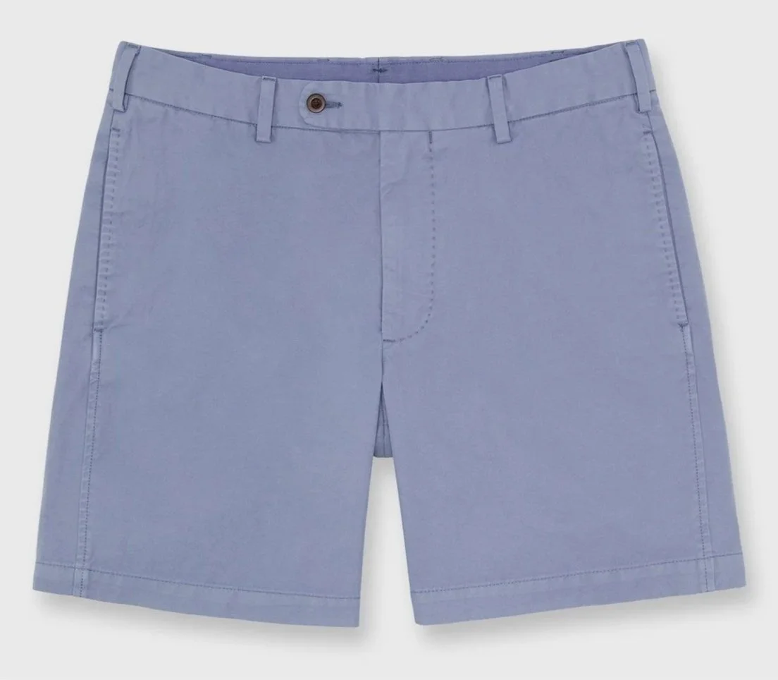 Garment-Dyed Twill Short in Pigeon $145