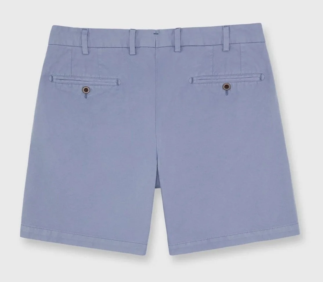 Garment-Dyed Twill Short in Pigeon $145