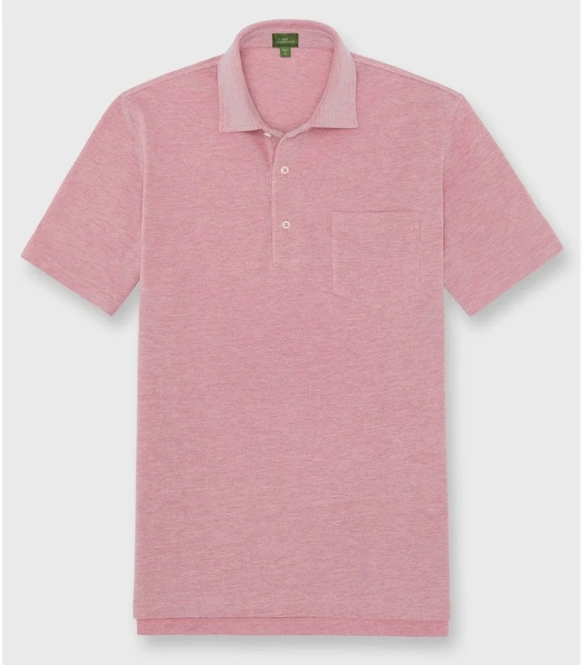 Oxford Pima Pique Polo in Watermelon $125