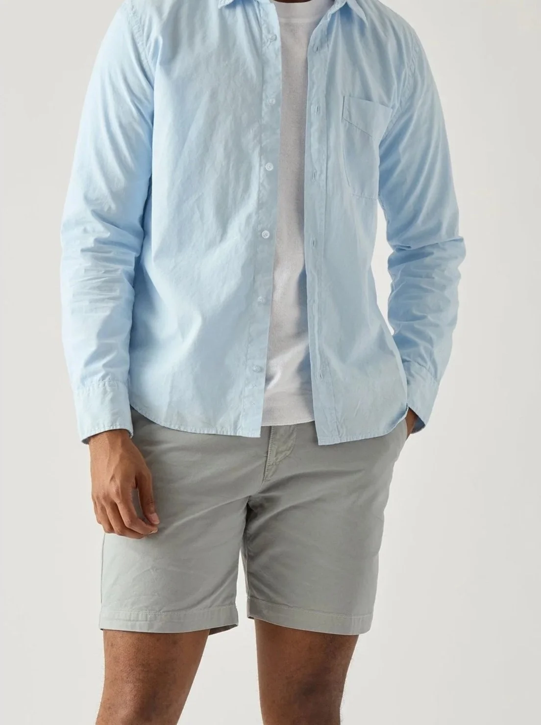 Twill Standard Short in Ash $140