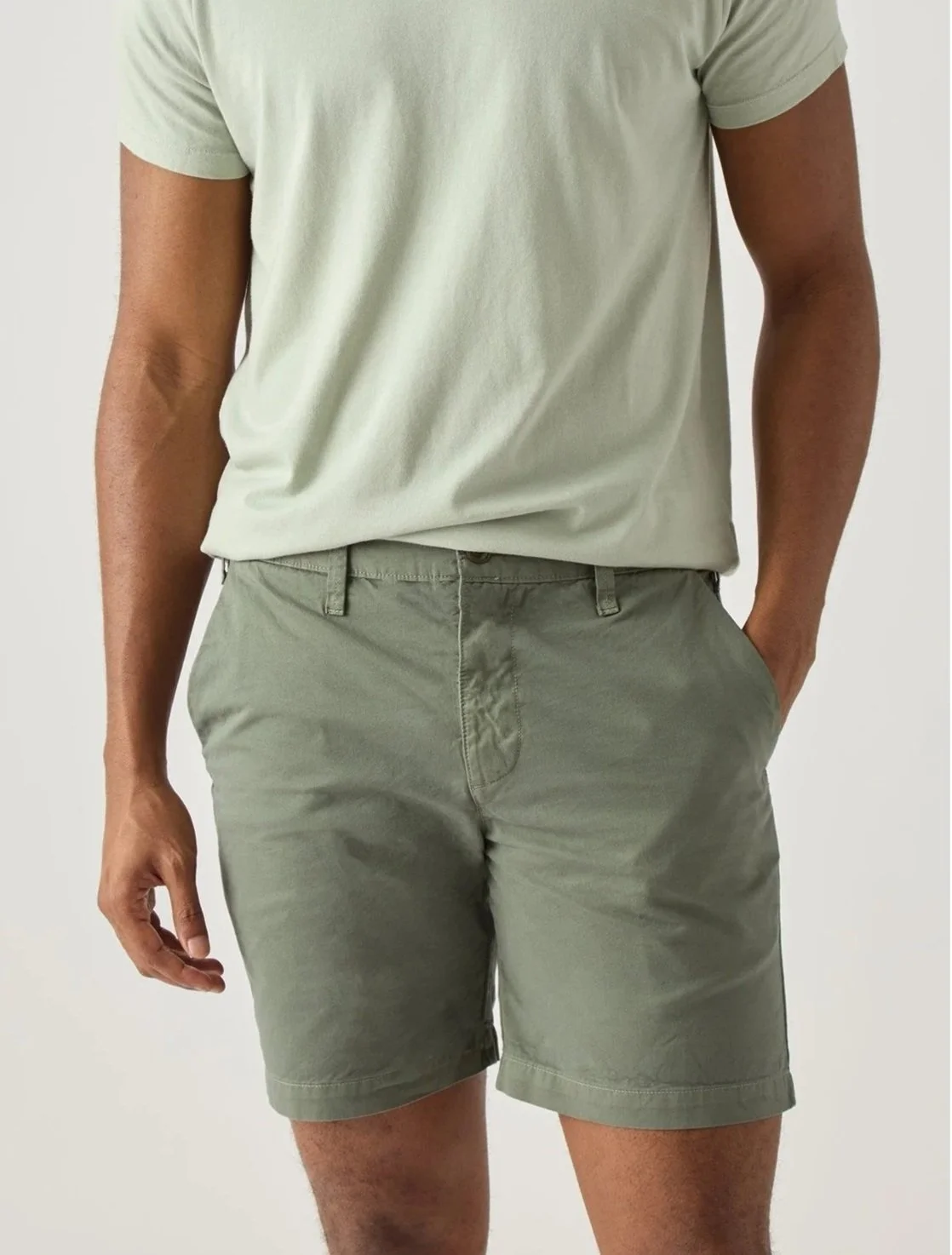 Twill Standard Short in Rye Grass $140