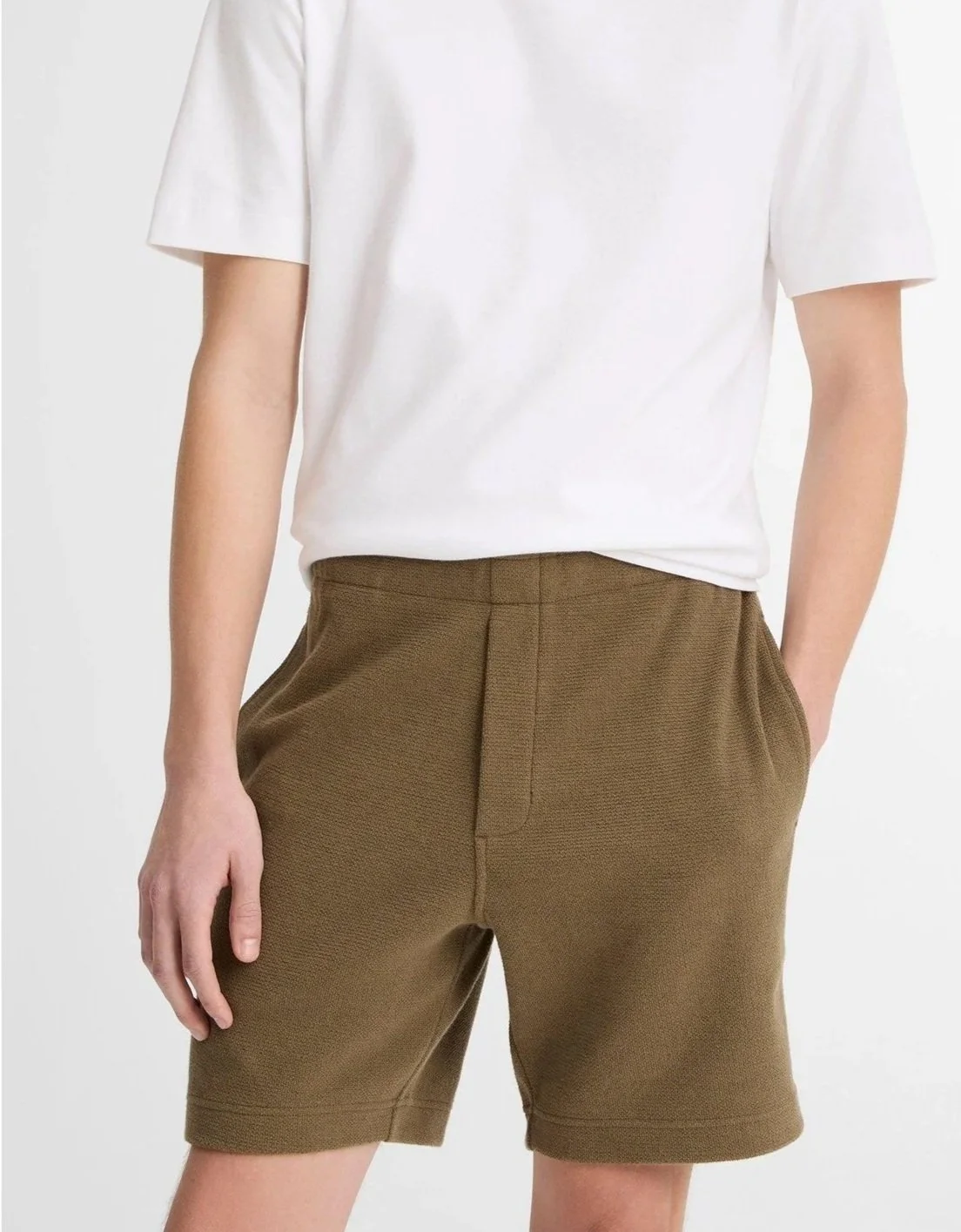 Cotton Bouclé Pull-On Short in Kalamata $168