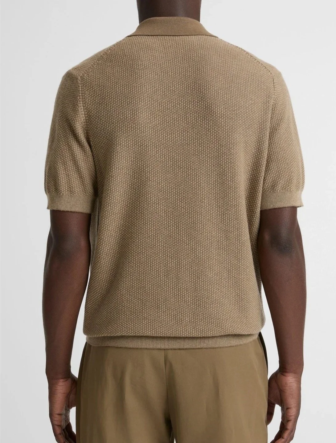 Geo-Jacquard Wool-Blend Blend Polo Sweater in Teton $298