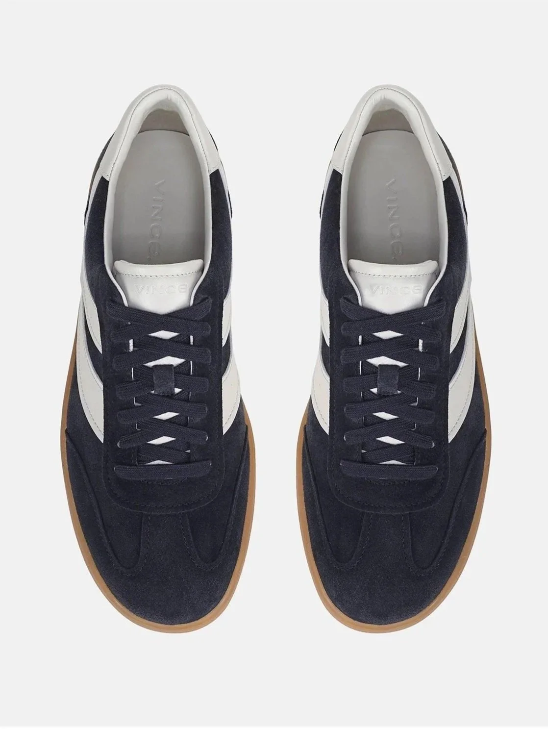 Oasis Suede & Leather Sneaker in Coastal Blue/Horchata $275