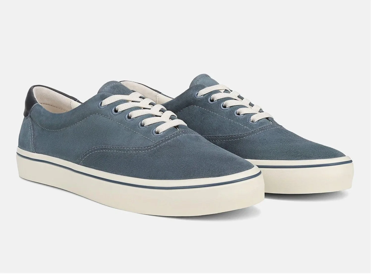 Seaside Suede Sneaker in Uniform Blue $275