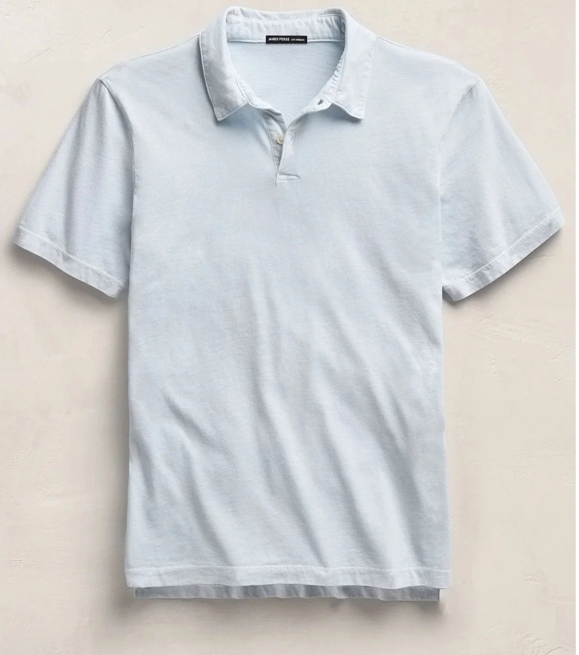 Sueded Jersey Polo in Memory $135