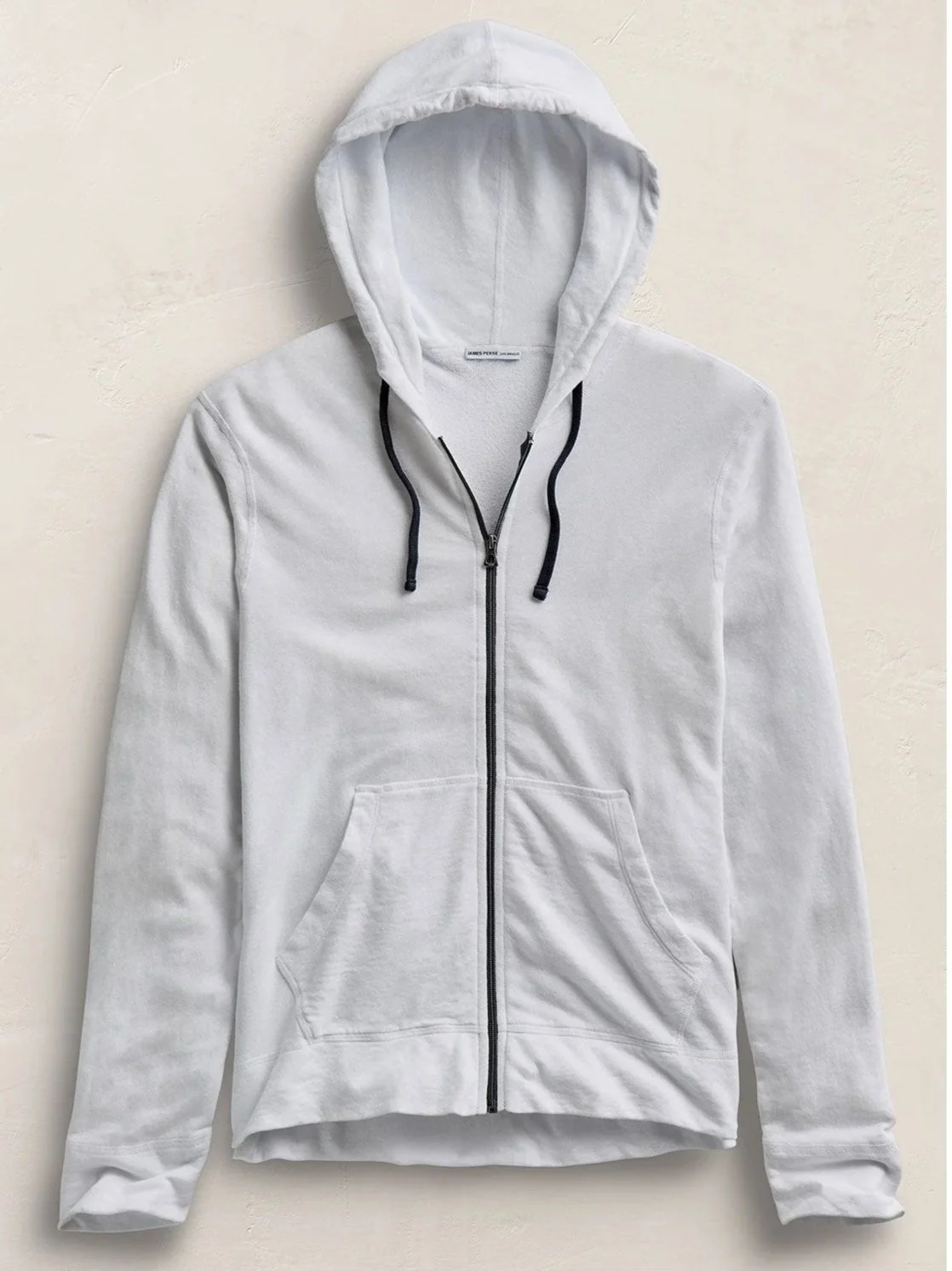 Vintage French Zip Up Hoodie in White $225