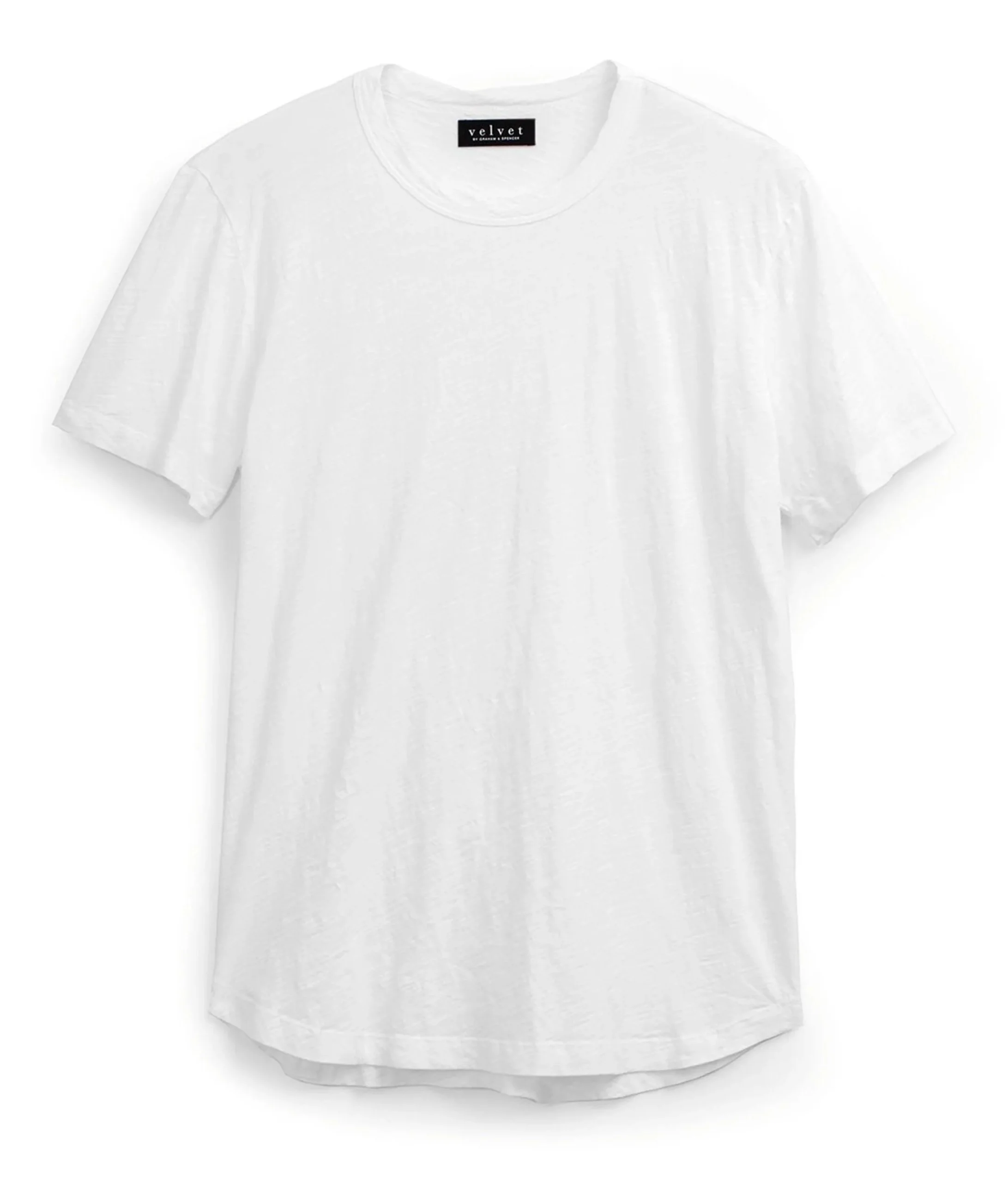 Amaro Peruvian Slub Cotton Tee in White $75