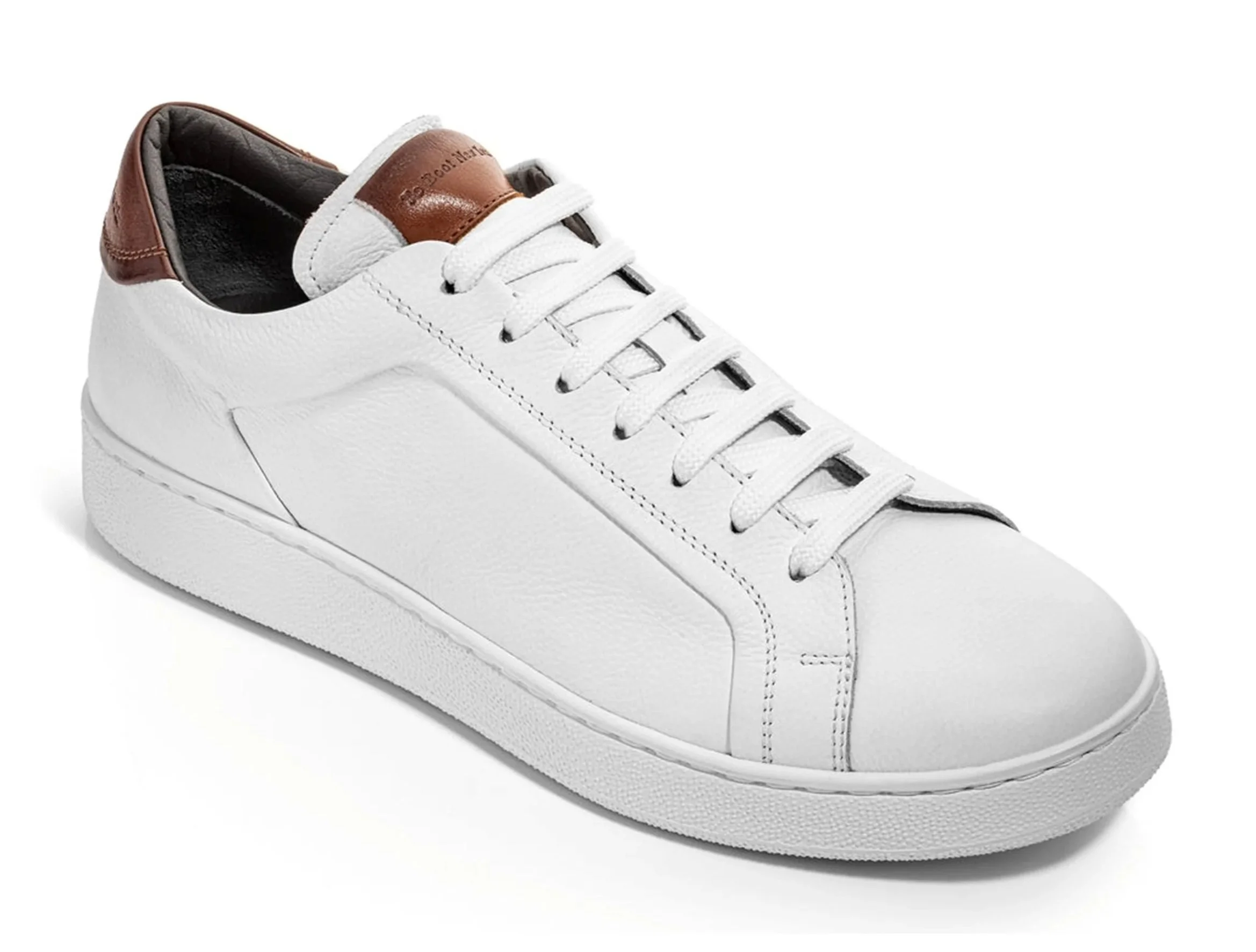 Monterey Full Grain Leather Sneaker in White $450