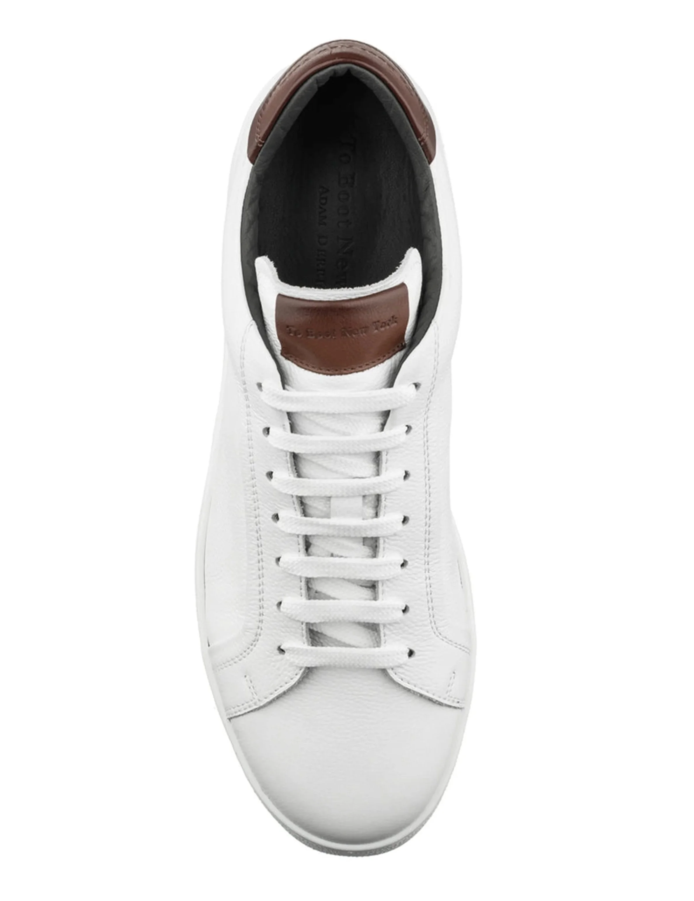 Monterey Full Grain Leather Sneaker in White $450