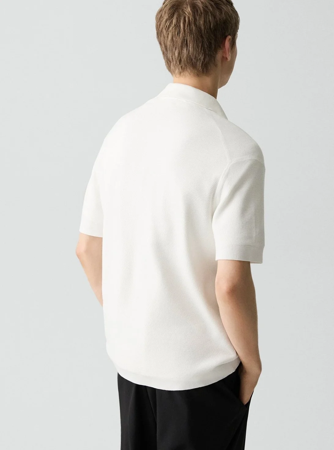 Brenan Light Bilen Polo in White $185