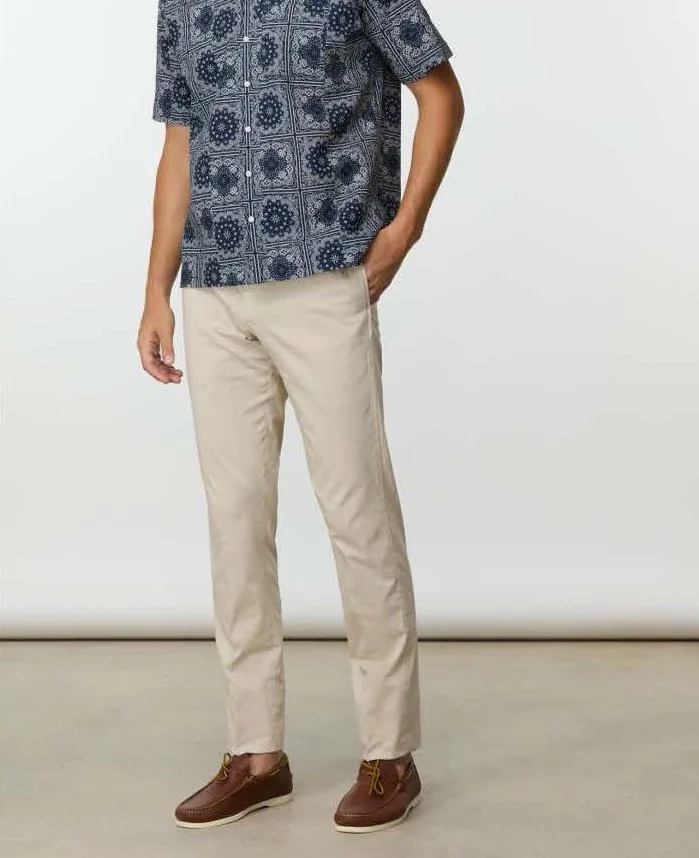 5-Pocket Canapa Canvas Pant in Stone $250