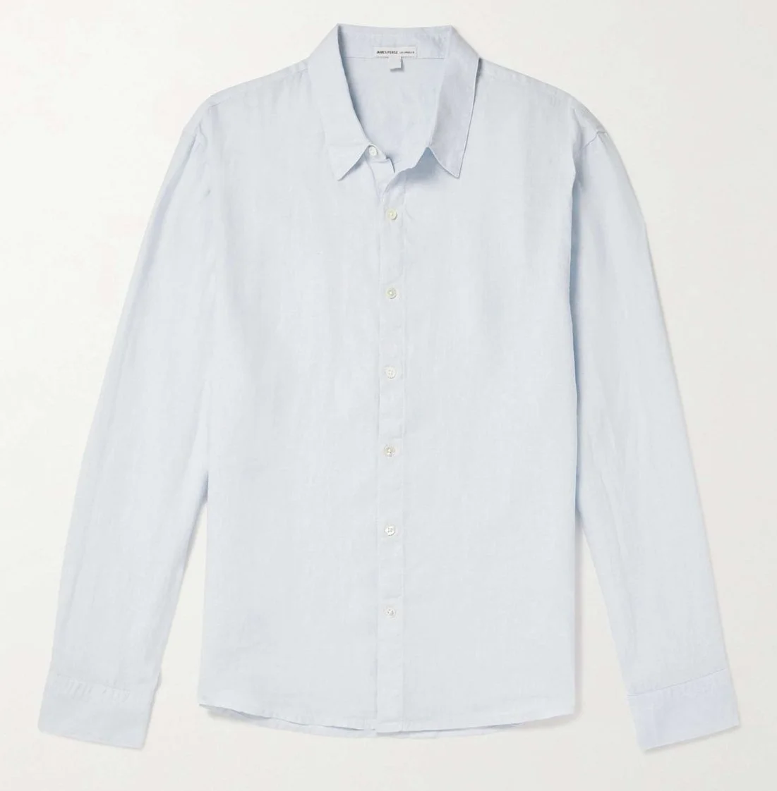 Classic Lightweight Linen shirt in Memory Blue $250